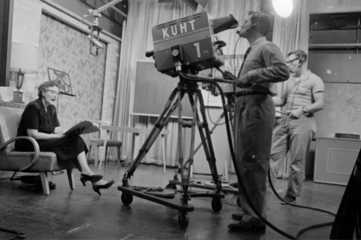 a tv studio